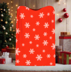 Christmas Merch: Christmas Snowflake Blanket
