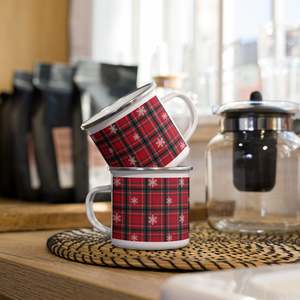 Christmas Merch: Enamel Christmas Mug