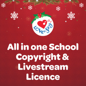 Love To Sing Christmas Music Licences: All in One School Copyright and Livestream Licence