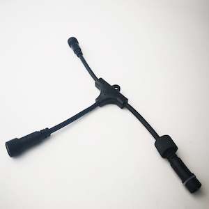 Accessories: T Connector | Black | Fairy Lights