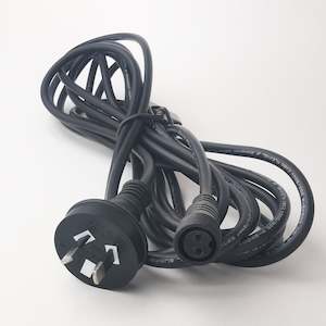 Accessories: 5m Fairy Light Power Cable | Rubber | Black | Pro Series