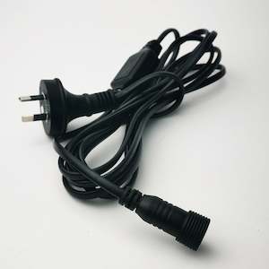 Accessories: 3m Fairy Light Power Cable | PVC | Black | Essential & Core