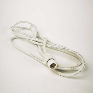 Festoon Lights Extension Cables: 5m White Festoon Extension Cable No Plug