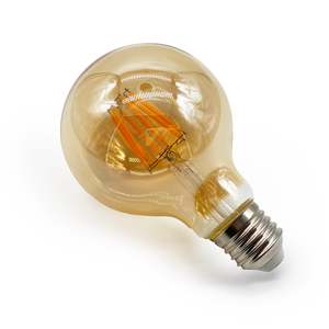 Spare Bulbs: G80 Amber Dimmable Bulbs | 10 Pack