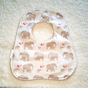 Bibs: Elephant Parade - Round Bib