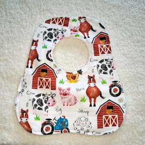 Bibs: On the Farm - Round Bib