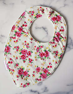 Bibs: Gran's Roses - Teardrop Bib