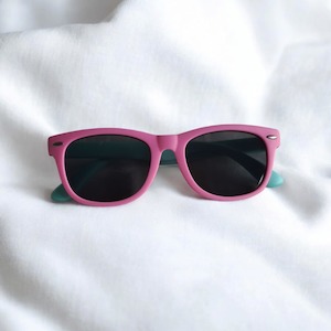 Sunglasses: Pink & Green Flexi Sunglasses