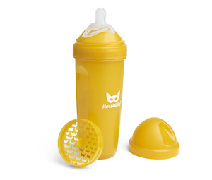 Bottles: Double Anti-Colic Baby Bottle 340 ml - Mustard