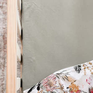 Sage Jersey Fitted Cot Sheet