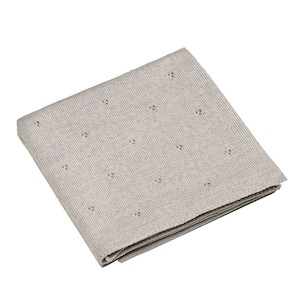 100% Merino wool baby blanket - Gray