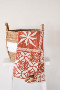 Cotton Knitted Blanket - Walnut