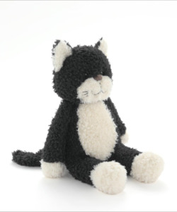 Soft Toys: Checkers the Cat - Black