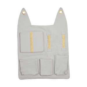 Decor: Nursery Wall Pockets - Icy Grey Pirate