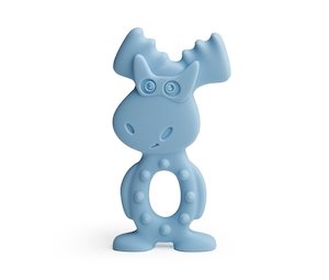 Moose Teether - Blue