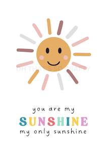 Wall Prints: Sunshine Print