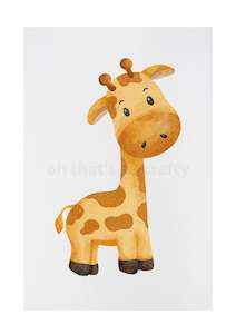 Wall Prints: Giraffe Print