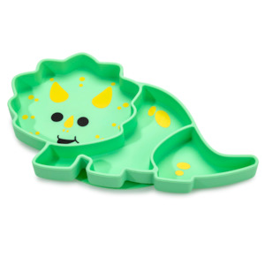 Melii Baby: Silicone Suction Plate - Dinosaur