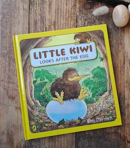 Hardback Books: Little Kiwi looks after the Egg