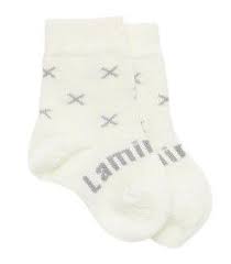 Socks: Merino Wool Crew Socks - Fox