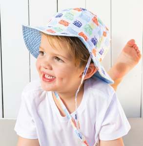 Bows: Declan Buses Bucket Hat 3-6Y