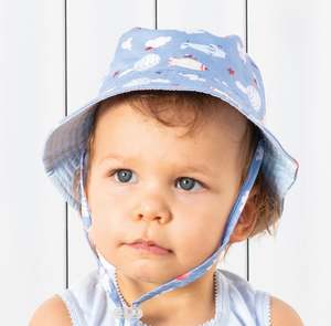 Bows: Davey Planes Bucket Hat 0-3Y