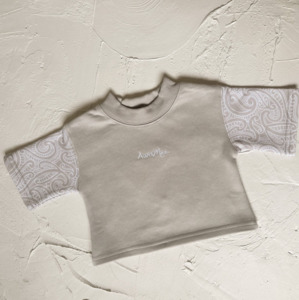 The Wolf Boxy Tee - Dove