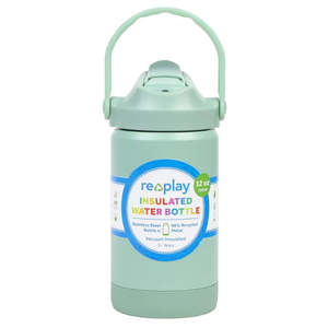 Cups: Re-Play Insulated Water Bottle 355ml - Sage