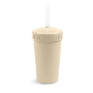 Re-Play Straw Cup with Silicone Straw - Sand