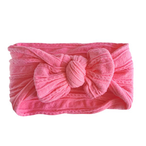 Bows 1: Stretch Bow Headband - Hot Pink