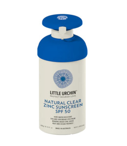 Products: Natural Clear Zinc Sunscreen SPF50 300g