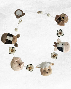 Farm Animal Felt Baby Bunting