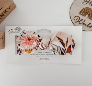 Evie Floral Top Knot