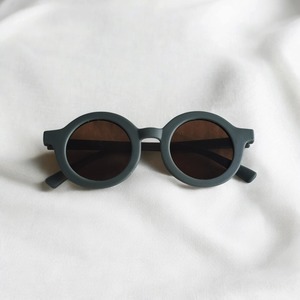 Sunglasses: Green Round Sunglasses