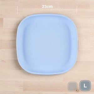 Tableware: Re-Play Large Flat Plate - Ice Blue