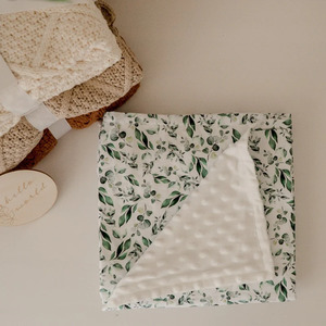 Blankets: Golden Leaves Minky Blanket