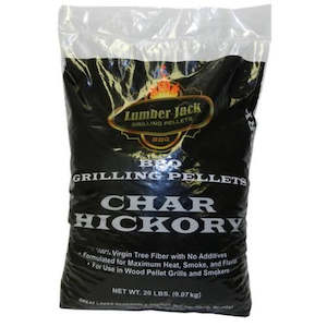 Wooden Pellets: Lumber Jack Hickory Charblend BBQ Pellets