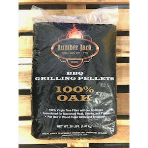 Wooden Pellets: Lumber Jack 100% Oak Wood BBQ Pellets