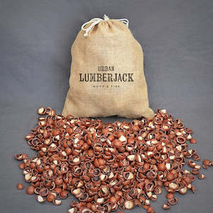 Wood Chunks Nut Shells: Urban Lumberjack Macadamia Nut Shells