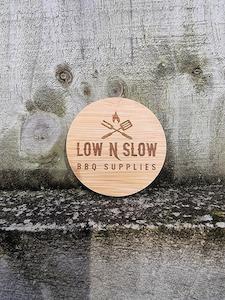 Low N Slow BBQ Bamboo Magnetic Bottle Opener