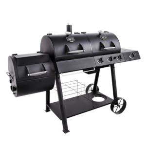 Oklahoma Joe Longhorn Combo Charcoal/Gas Smoker & Grill