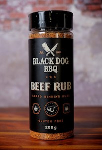 Black Dog: Black Dog BBQ - Beef Rub 200g Shaker