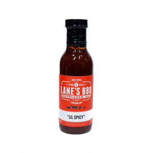 Lanes Bbq: Lane's BBQ - Lil Spicy BBQ Sauce