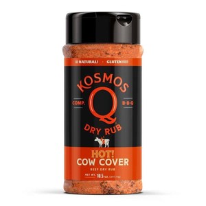 Best Before Date Clearance - Kosmo's Q - Cow Cover Hot BBQ Rub