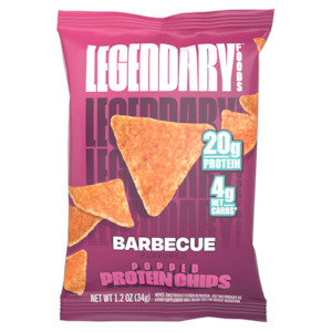 Snack Foods: Barbecue | Popped Protein Chips x 1 Packet