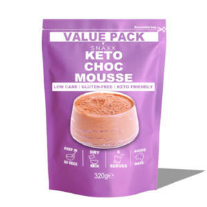 Keto Chocolate Mousse- Value Bag 320g- 8 serve