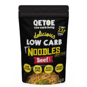Pasta Alternative: Low Carb Beef Flavour Noodles - 290g net