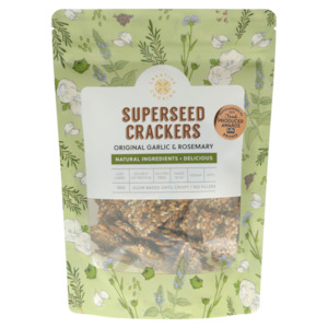 Crackers: Garlic & Rosemary Crackers 120g