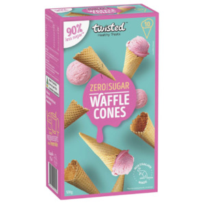 Toppings Syrups: WAFFLE CONES- 10 PACK BB 28/01/25