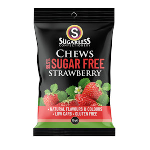 Gummies Lollies: Strawberry Chews  - 70g